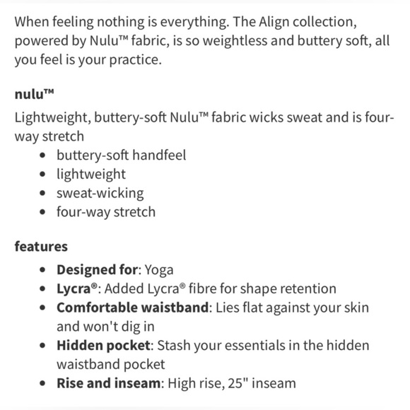 Lululemon Align Pant II 25” Floral Shift Multi - Nulu - Picture 11 of 11